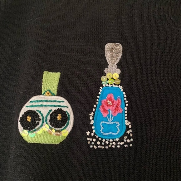 Great Cavalier Vintage Perfume and Purse Sweater - L - Picture 8 of 16